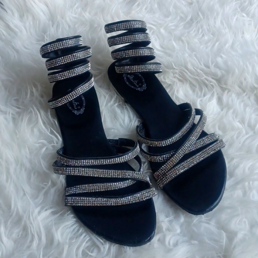 Italina rhinestone  sandals